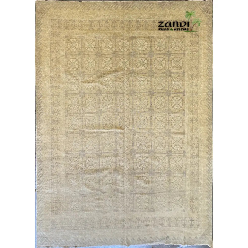 Hand knotted Afghani Khotan design rug size 8'8''x13'2'' RR10167